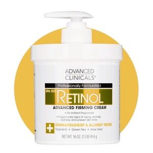 Advanced Clinicals Retinol Body Lotion & Face Moisturizer | Visible Anti Aging